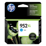HP HP 952XL, (L0S61AN) High-Yield Cyan Original Ink Cartridge (HEWL0S61AN) Each