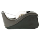 Scotch® Value Desktop Tape Dispenser, 1" Core, Two-Tone Black (MMMC60BK) Each