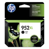 HP HP 952XL, (F6U19AN) High-Yield Black Original Ink Cartridge (HEWF6U19AN) Each