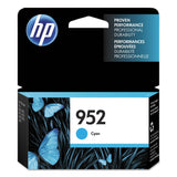 HP HP 952, (L0S49AN) Cyan Original Ink Cartridge (HEWL0S49AN) Each