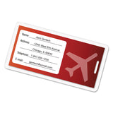 Fellowes® Laminating Pouches, 5 mil, 4.25" x 2.5", Gloss Clear, 25/Pack (FEL52003) Each