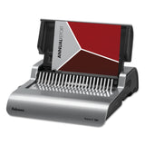 Fellowes® Quasar 500 Electric Comb Binding System, 500 Sheets, 16.88 x 15.38 x 5.13, Metallic Gray (FEL5216901) Each