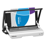 Fellowes® Star+ 150 Manual Comb Binding Machine, 150 Sheets, 17.69 x 9.81 x 3.13, White (FEL5006501) Each