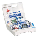 First Aid Only™ ANSI 2015 Compliant Class A+ Type I and II First Aid Kit for 25 People, 141 Pieces, Plastic Case (FAO90589) Each