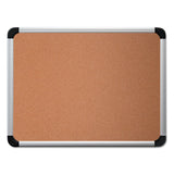 Universal® Cork Board with Aluminum Frame, 36 x 24, Tan Surface (UNV43713) Each