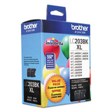 Brother LC2032PKS Innobella High-Yield Ink, 550 Page-Yield, Black, 2/Pack (BRTLC2032PKS) Each