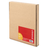 Universal® Insertable Tab Index, 8-Tab, 11 x 8.5, Buff, Assorted Tabs, 24 Sets (UNV20840) Pack of 24