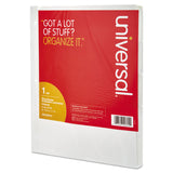 Universal® Deluxe Write-On/Erasable Tab Index, 5-Tab, 11 x 8.5, White, White Tabs, 1 Set (UNV20815) 1 Set of 5