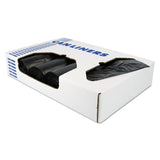 Heritage Bag High-Density Waste Can Liners, 45 gal, 16 microns, 40" x 48", Black, 250/Carton (HERZ8048VKR01) Case of 150