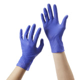 McKesson Confiderm® 3.0 Exam Glove Large NonSterile Nitrile Standard Cuff Length Textured Fingertips Blue Not Rated (1107942_BX) 100/BX
