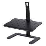 Safco® Height-Adjustable Footrest, 20.5w x 14.5d x 3.5 to 21.5h, Black (SAF2129BL) Each
