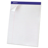 Ampad® Perforated Writing Pads, Wide/Legal Rule, 50 White 8.5 x 11.75 Sheets, Dozen (TOP20320) 1 Dozen