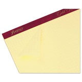 Ampad® Gold Fibre Canary Quadrille Pads, Stapled with Perforated Sheets, Quadrille Rule (4 sq/in), 50 Canary 8.5 x 11.75 Sheets (TOP22143) 1 Pad