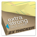 TOPS™ Docket Gold Ruled Perforated Pads, Wide/Legal Rule, 50 Canary-Yellow 8.5 x 14 Sheets, 12/Pack (TOP63980) Pack of 12