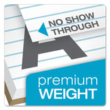 TOPS™ Docket Gold Ruled Perforated Pads, Wide/Legal Rule, 50 White 8.5 x 11.75 Sheets, 12/Pack (TOP63960) Pack of 12