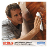 WypAll® X50 Cloths, POP-UP Box, 12.5 x 9.1, White, 176/Box, 10 Boxes/Carton (KCC83550) Case of 10 Boxes