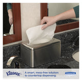 Kleenex® Hand Towels, POP-UP Box, Cloth, 1-Ply, 9 x 10.5, Unscented, White, 120/Box, 18 Boxes/Carton (KCC01701CT) Case of 18