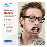 Scott® Essential Center-Pull Towels, Absorbency Pockets, 2-Ply, 8 x 15, White, 500/Roll, 4 Rolls/Carton (KCC01010) 4 Rolls