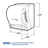 Kimberly-Clark Professional* Lev-R-Matic Roll Towel Dispenser, 13.3 x 9.8 x 13.5, Smoke (KCC09765) Each