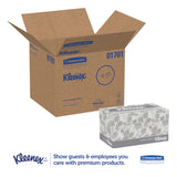 Kleenex® Hand Towels, POP-UP Box, Cloth, 1-Ply, 9 x 10.5, Unscented, White, 120/Box, 18 Boxes/Carton (KCC01701CT) Case of 18