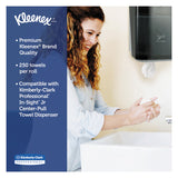 Kleenex® Premiere Center-Pull Towels, Perforated, 1-Ply, 8 x 15, White, 250/Roll, 4 Rolls/Carton (KCC01320) 4 Rolls