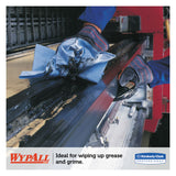 WypAll® L40 Wiper, 1/4 Fold, Blue, 12.5 x 12, 56/Box, 12 Boxes/Carton (KCC05776) 12 Boxes of 56