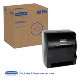 Kimberly-Clark Professional* Lev-R-Matic Roll Towel Dispenser, 13.3 x 9.8 x 13.5, Smoke (KCC09765) Each