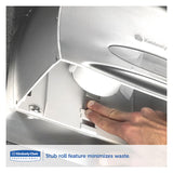 Scott® Pro Coreless Jumbo Roll Tissue Dispenser, EZ Load, 14.38 x 6 x 9.75, Stainless Steel (KCC09601) Each