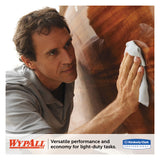 WypAll® General Clean X60 Cloths, Flat Sheet, 12.5 x 16.8, White, 150/Box, 6 Boxes/Carton (KCC34900) 6 Boxes of 100