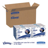 Kleenex® Multi-Fold Paper Towels, 4-Pack Bundles, 1-Ply, 9.2 x 9.4, White, 150/Pack, 16 Packs/Carton (KCC88130) Case of 2400