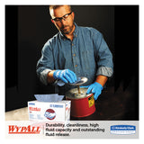 WypAll® X90 Cloths, BRAG Box, 2-Ply, 11.1 x 16.8, Denim Blue, 136/Carton (KCC12891) Box of 136