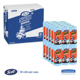Scott® Shop Towels, Standard Roll, 1-Ply, 9.4 x 11, Blue, 55/Roll, 30 Rolls/Carton (KCC75130) Box of 30