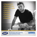 Scott® Shop Towels, Standard Roll, 1-Ply, 9.4 x 11, Blue, 55/Roll, 30 Rolls/Carton (KCC75130) Box of 30