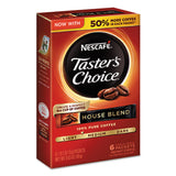 Nescafé® Taster's Choice House Blend Instant Coffee, 0.1oz Stick, 6/Box, 12Box/Carton (NES32486) Case of 12 Boxes