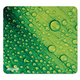 Allsop® Naturesmart Mouse Pad, 8.5 x 8, Leaf Raindrop Design (ASP31624) Each