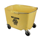 Impact® 35 Quart Bucket w/ 3" Casters, Yellow, 1/Case (IMP2635-3Y) Each