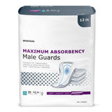 McKesson Bladder Control Pad 12 Inch Heavy Absorbency Polymer Core One Size Fits Most (1248572_CS) 180/CS