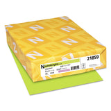 Astrobrights® Color Paper, 24 lb Bond Weight, 8.5 x 11, Vulcan Green, 500/Ream (WAU21859) 1 Ream