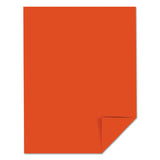 Astrobrights® Color Cardstock, 65 lb Cover Weight, 8.5 x 11, Orbit Orange, 250/Pack (WAU22761) Pack of 250