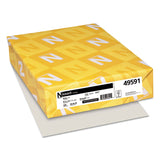 Neenah Paper Exact Index Card Stock, 110 lb Index Weight, 8.5 x 11, Gray, 250/Pack (WAU49591) Pack of 250