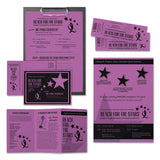 Astrobrights® Color Cardstock, 65 lb Cover Weight, 8.5 x 11, Planetary Purple, 250/Pack (WAU22871) Each