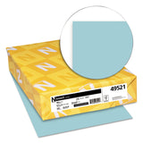 Neenah Paper Exact Index Card Stock, 110 lb Index Weight, 8.5 x 11, Blue, 250/Pack (WAU49521) Pack of 250