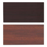 Alera® Reversible Laminate Table Top, Rectangular, 59.38w x 29.5,Medium Cherry/Mahogany (ALETT6030CM) Each