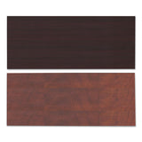 Alera® Reversible Laminate Table Top, Rectangular, 71.5 x 29.5, Medium Cherry/Mahogany (ALETT7230CM) Each