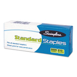 Swingline® S.F. 1 Standard Staples, 0.25" Leg, 0.5" Crown, Steel, 5,000/Box (SWI35108) Pack of 5000