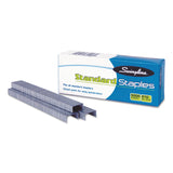 Swingline® S.F. 1 Standard Staples, 0.25" Leg, 0.5" Crown, Steel, 5,000/Box (SWI35108) Pack of 5000