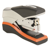 Swingline® Optima 40 Compact Stapler, 40-Sheet Capacity, Black/Silver/Orange (SWI87842) Each