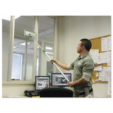 Unger® SpeedClean Window Cleaning Kit, 72" to 80", Extension Pole With 8" Pad Holder, Silver/Green (UNGCK053) Each
