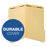 Pendaflex® Top Tab Fastener Folder, 0.75" Expansion, 2 Fasteners, Legal Size, Manila Exterior, 50/Box (PFX1953718) Box of 50
