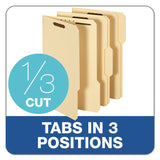Pendaflex® Top Tab Fastener Folder, 0.75" Expansion, 2 Fasteners, Legal Size, Manila Exterior, 50/Box (PFX1953718) Box of 50